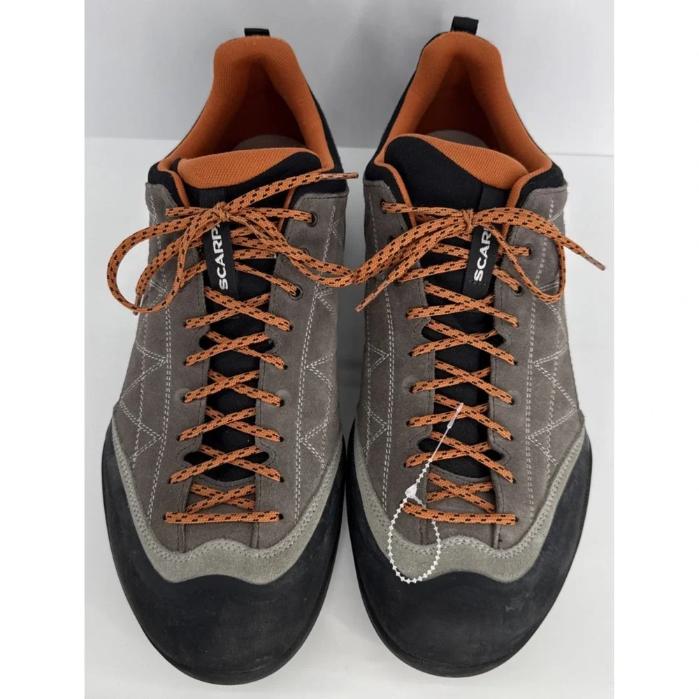 Scarpa Zen Pro Approach Shoes Men's US 14 EU 48 Gray Orange Vibram Hiking